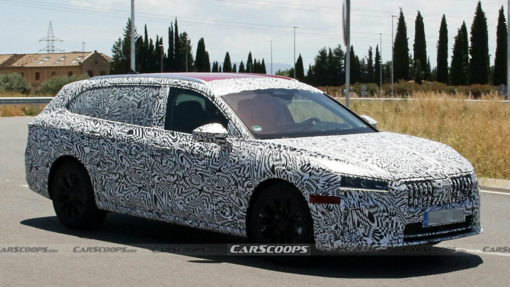  2024 Skoda Superb Combi Spied Gearing Up For A Fall Debut