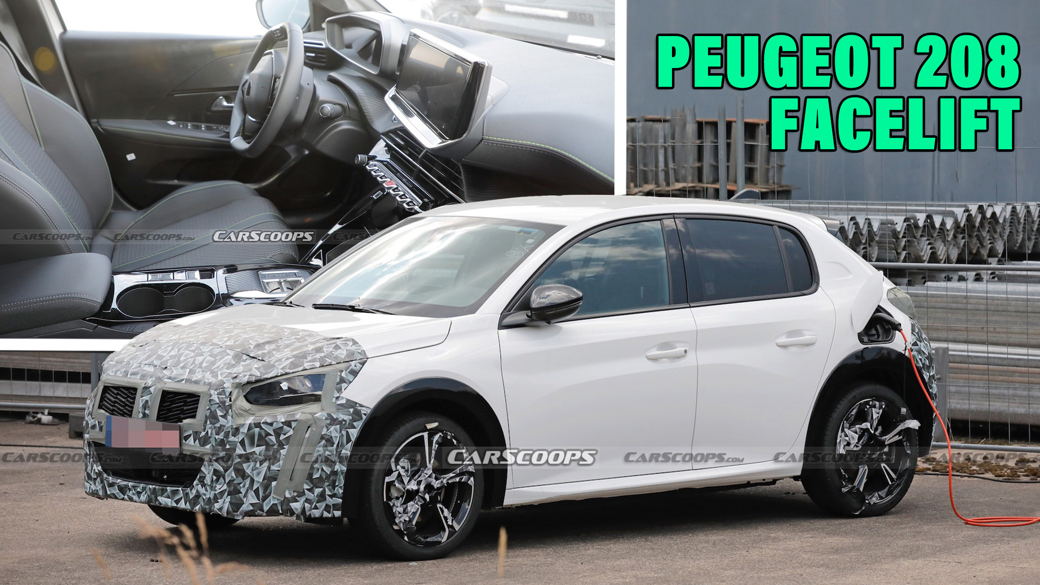 Facelifted Peugeot 208 Spied Inside And Out Weeks Before Official Launch