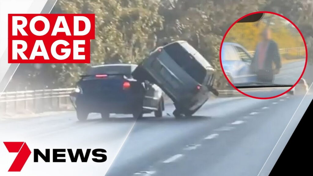  Driver Accidentally Flips His Own Car In Road Rage Incident Before Pulling A Knife