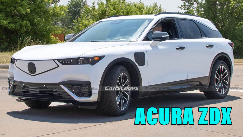  Camo-Free 2024 Acura ZDX Prototype Gives Us Best Look Yet At GM-Based EV