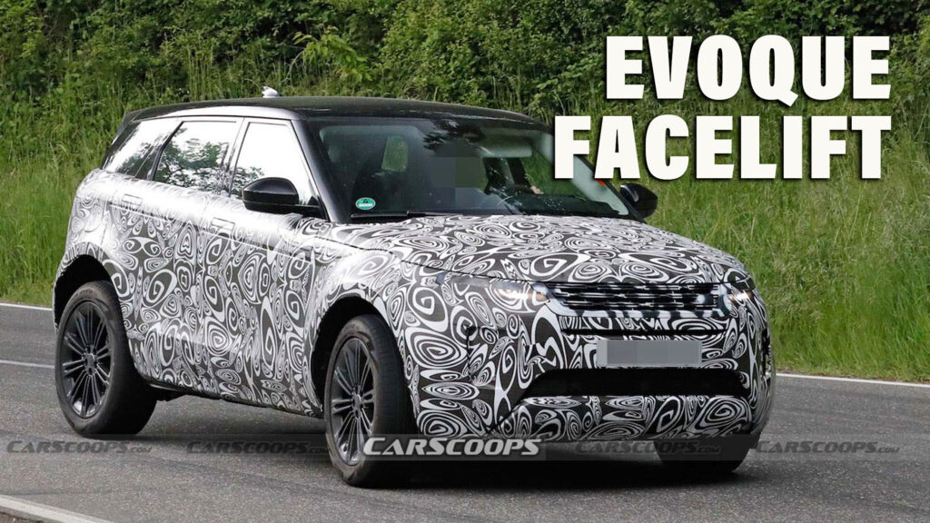  Facelifted Range Evoque Spied Wearing Big Brother’s Grille