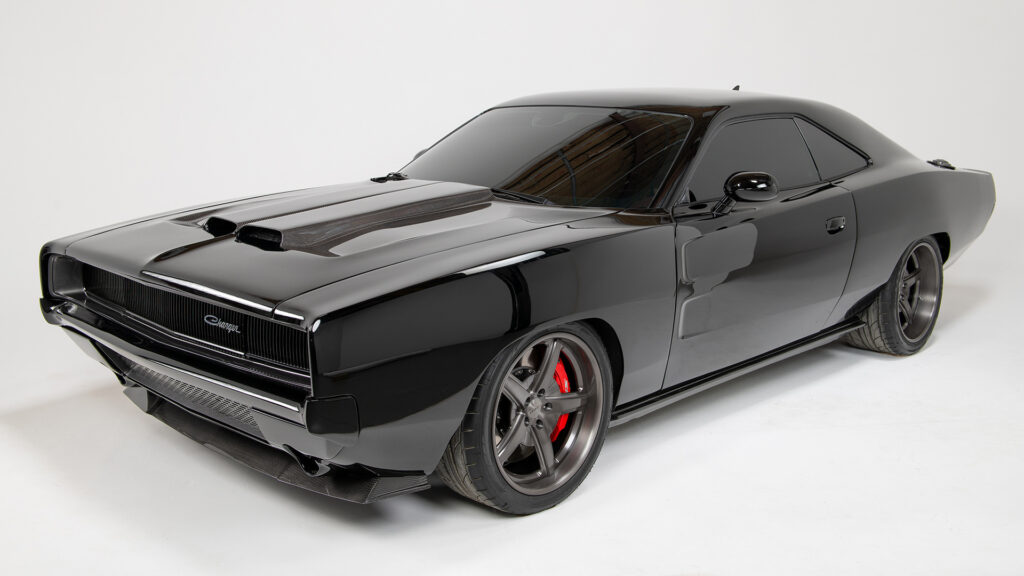  Black Velvet Challenger Hellcat Is ExoMod’s Ultimate 1968 Charger-Inspired Muscle Car
