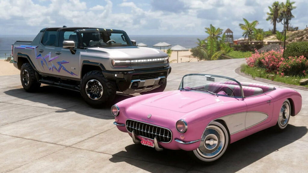  Barbie’s 1956 Corvette Electromod Heads To Forza Horizon 5