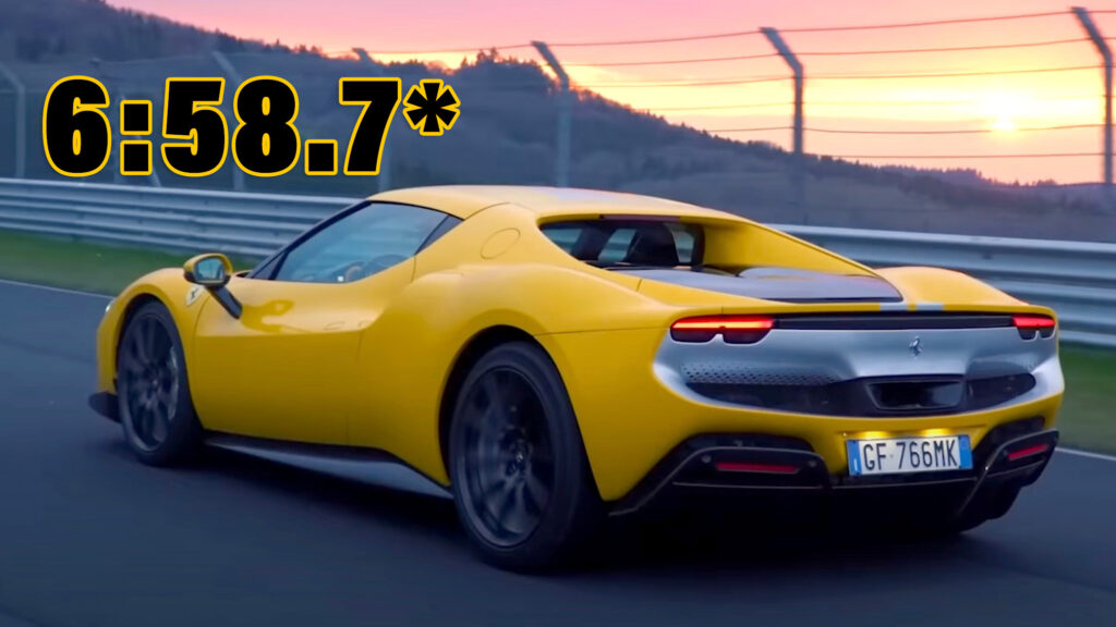 A 296 GTB Just Posted The Fastest Ever Ferrari Nurburgring Time, But Did It Really Go Sub-7?