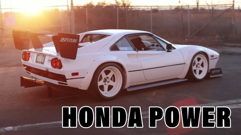  1,000-HP Honda K24-Powered Ferrari 308 Hits The Road For The First Time