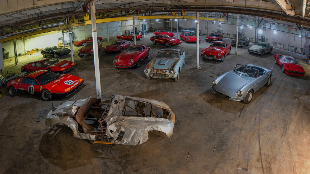  Amazing Ferrari Barn Find With 20 Vintage Models Lost In Time To Be Auctioned