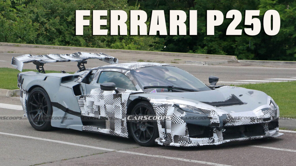  Ferrari’s Next Hybrid Hypercar Steps Out In Car Equivalent Of Fake Nose And Glasses