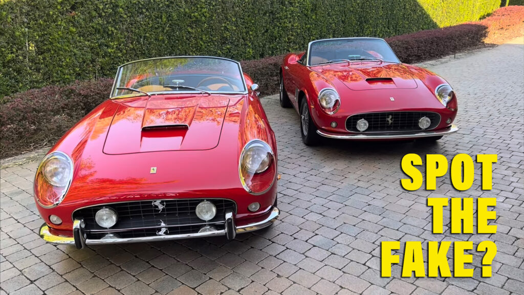  Would You Spot The $20M Difference Between These Real And Fake Ferraris?
