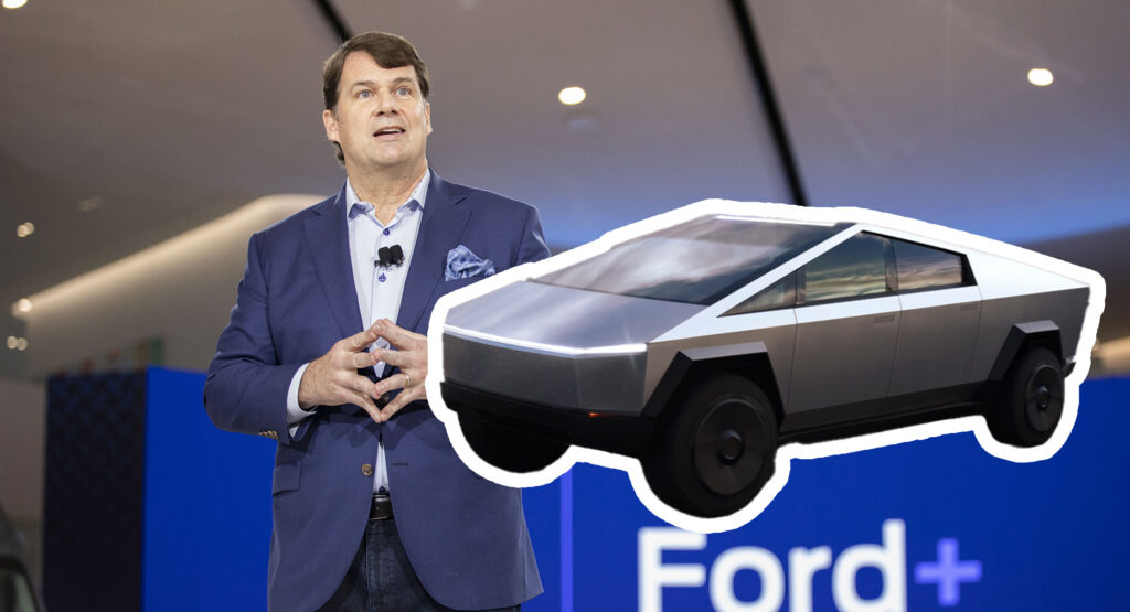  Ford CEO Jim Farley Says Tesla Cybertruck Is “Cool” But Not For “Real People Who Do Real Work”
