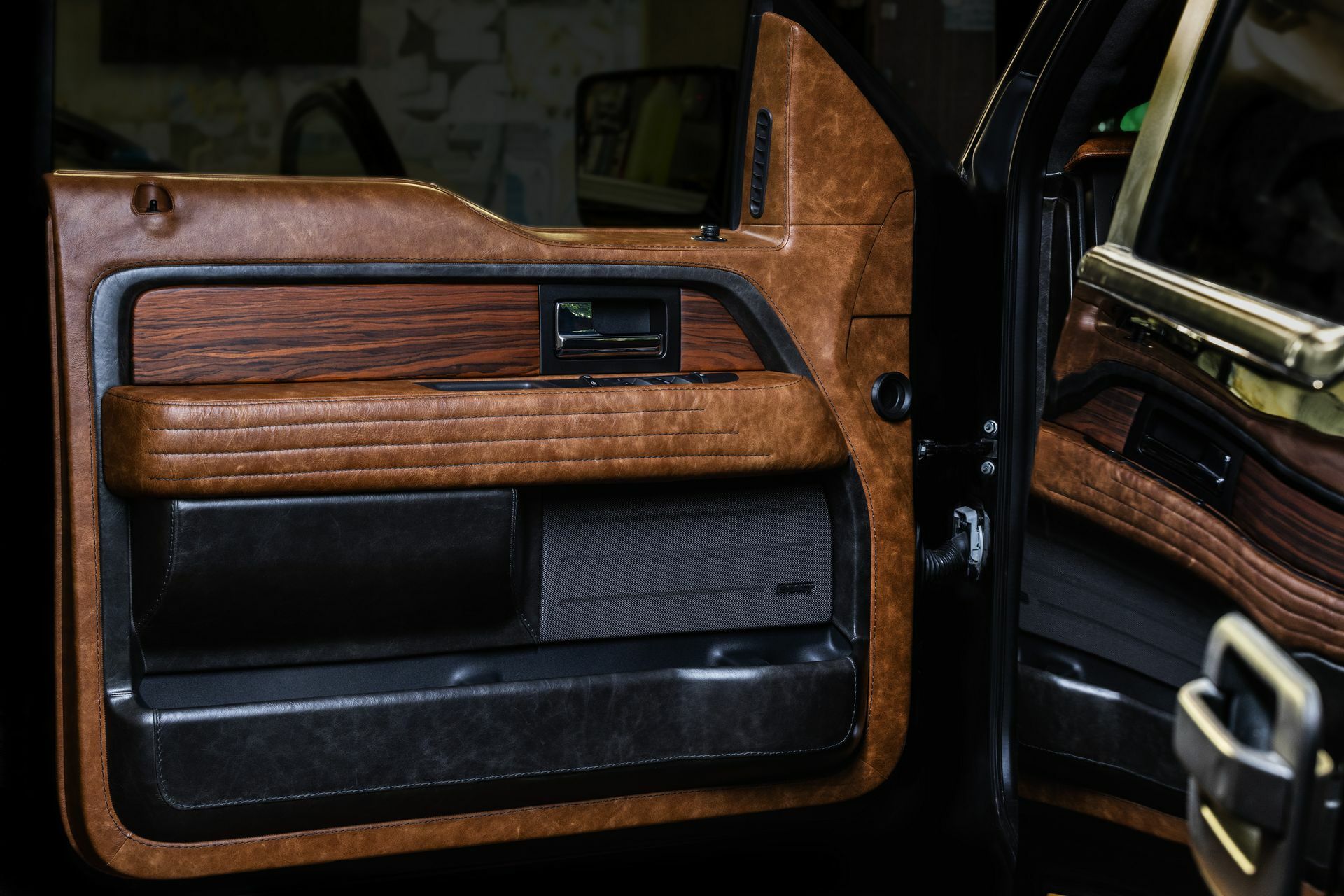 Brown And Black Leather Makes For One Unique Ford F-150 Raptor | Carscoops