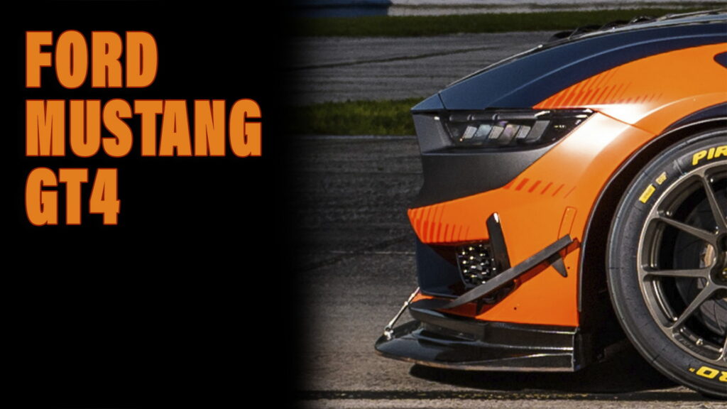  Ford Mustang GT4 Racecar Teased Prior To June 28 Reveal