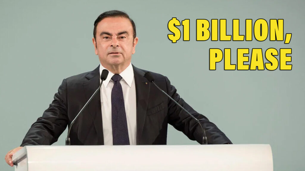  Carlos Ghosn Files $1 Billion Suit Against Nissan