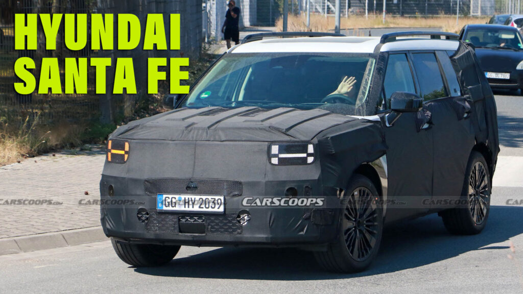  Say H-ello To The 2024 Hyundai Santa Fe’s Production Headlights