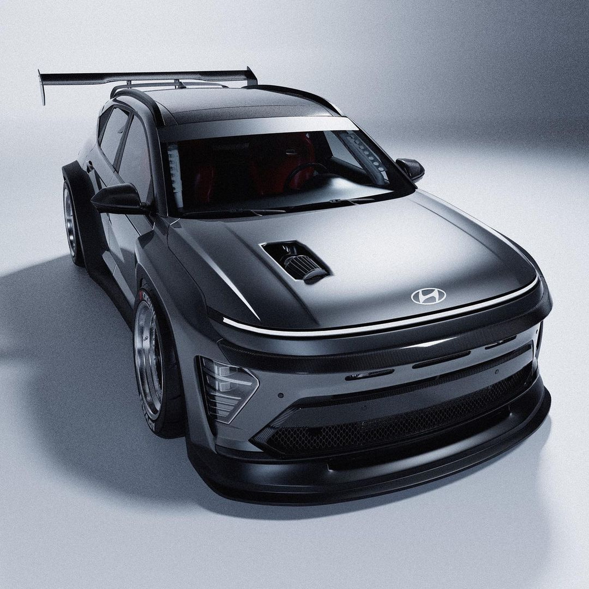 2024 Hyundai Kona Goes Mad In Wild Track-Ready Render | Carscoops