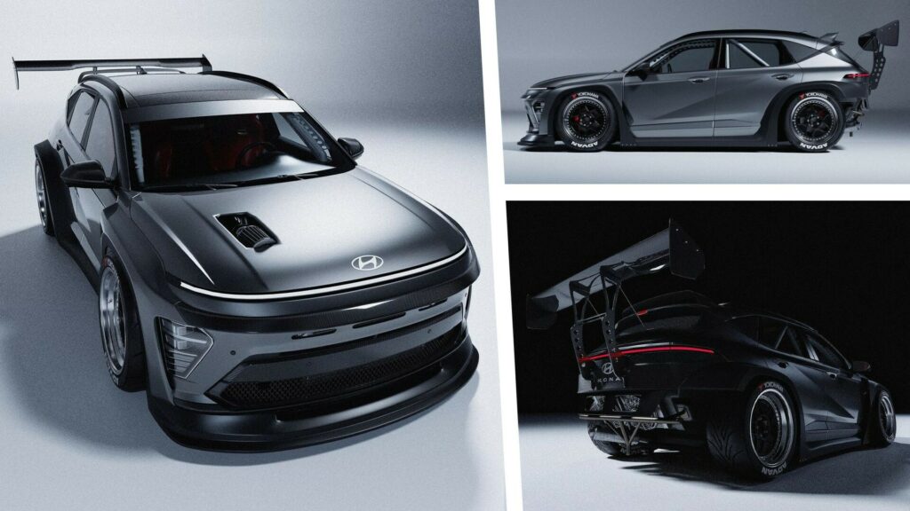  2024 Hyundai Kona Goes Mad In Wild Track-Ready Render