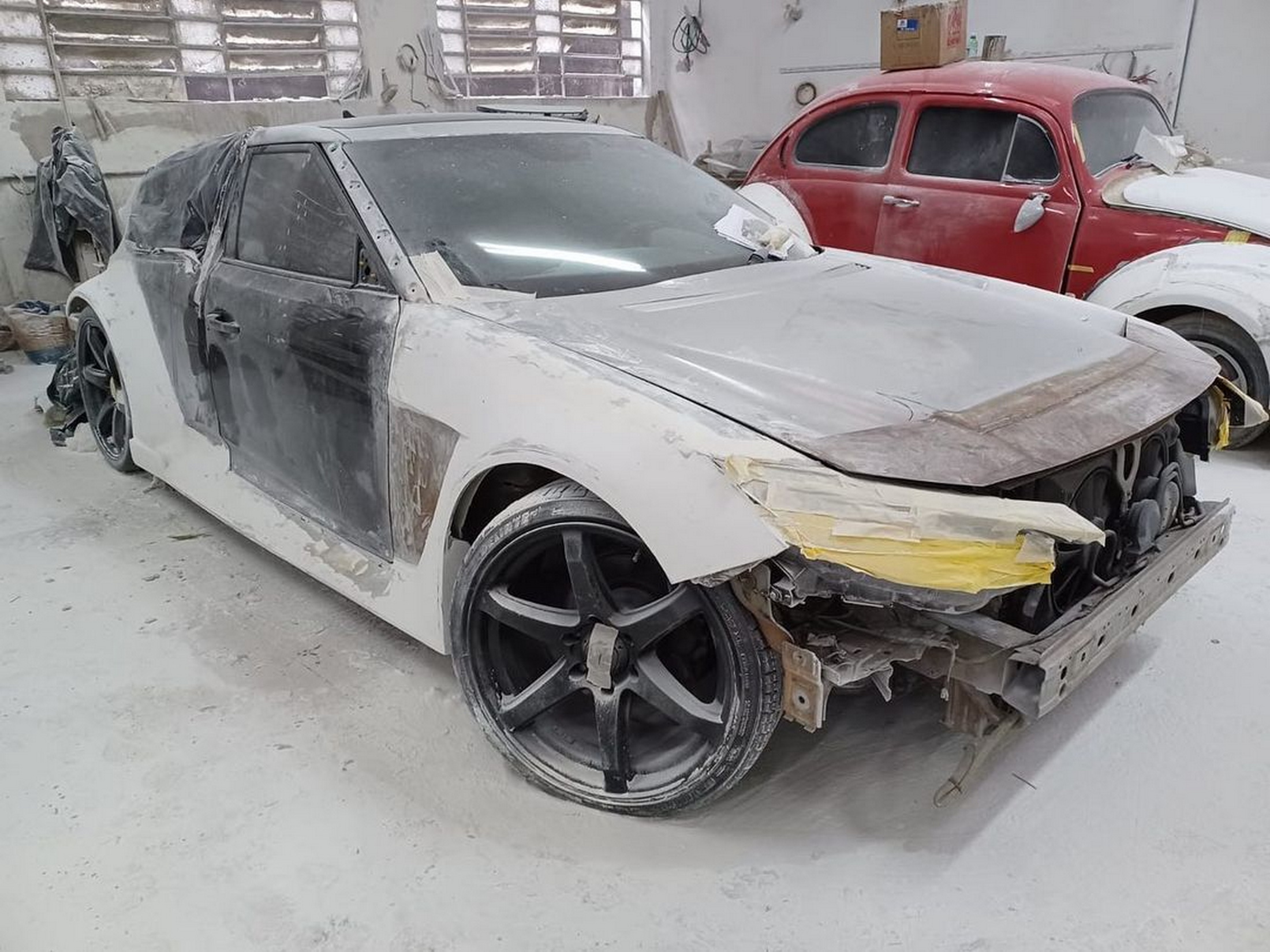 Crazy Hyundai Veloster Build Has A Civic Face And Mercedes V8 ...