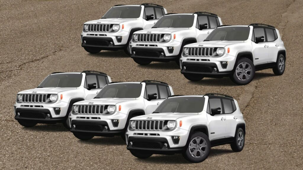 Jeep Has 2 Years Worth Of Renegade Stock: See The Models With Highest And Lowest Inventories