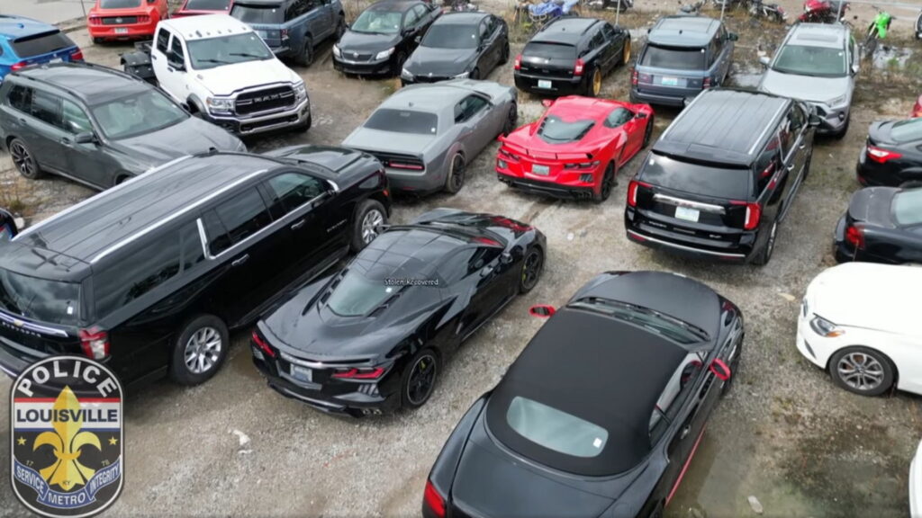  Louisville Police Bust Multi-State Car Theft Ring Recovering Over $3M In Vehicles