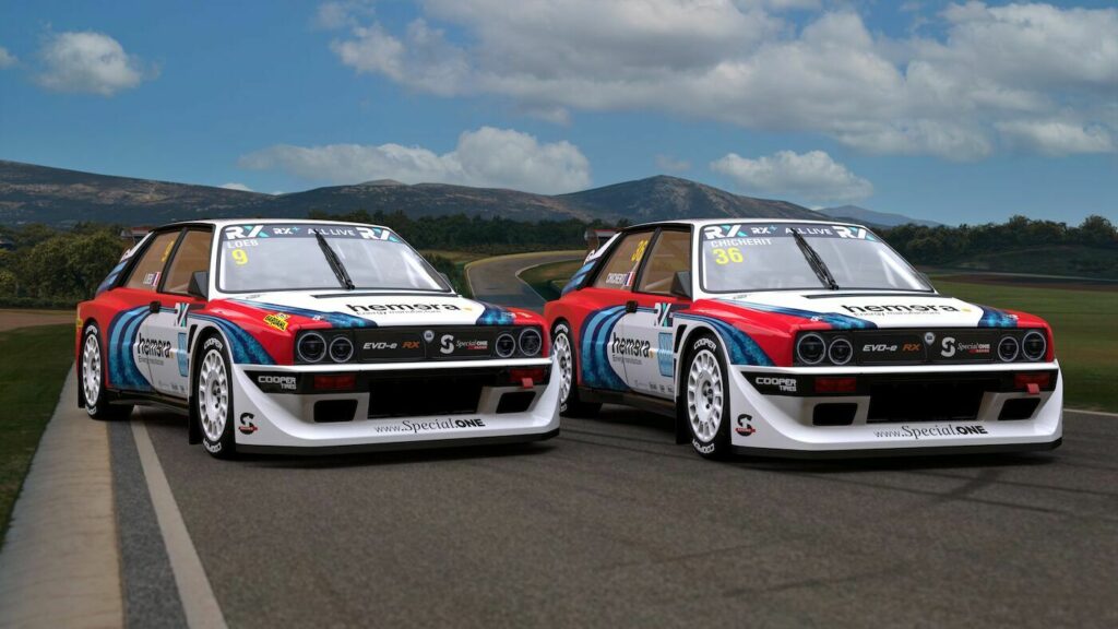  Sebastien Loeb&rsquo;s Electric Lancia Delta Evo-e RX Gets Martini Livery For Rallycross Season