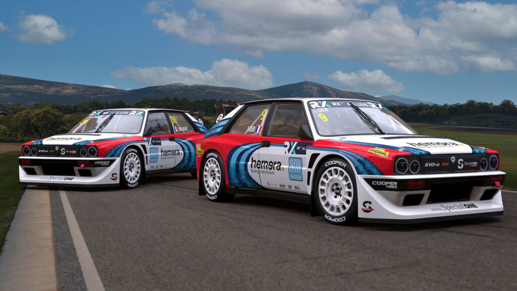  Sebastien Loeb’s Electric Lancia Delta Evo-e RX Gets Martini Livery For Rallycross Season