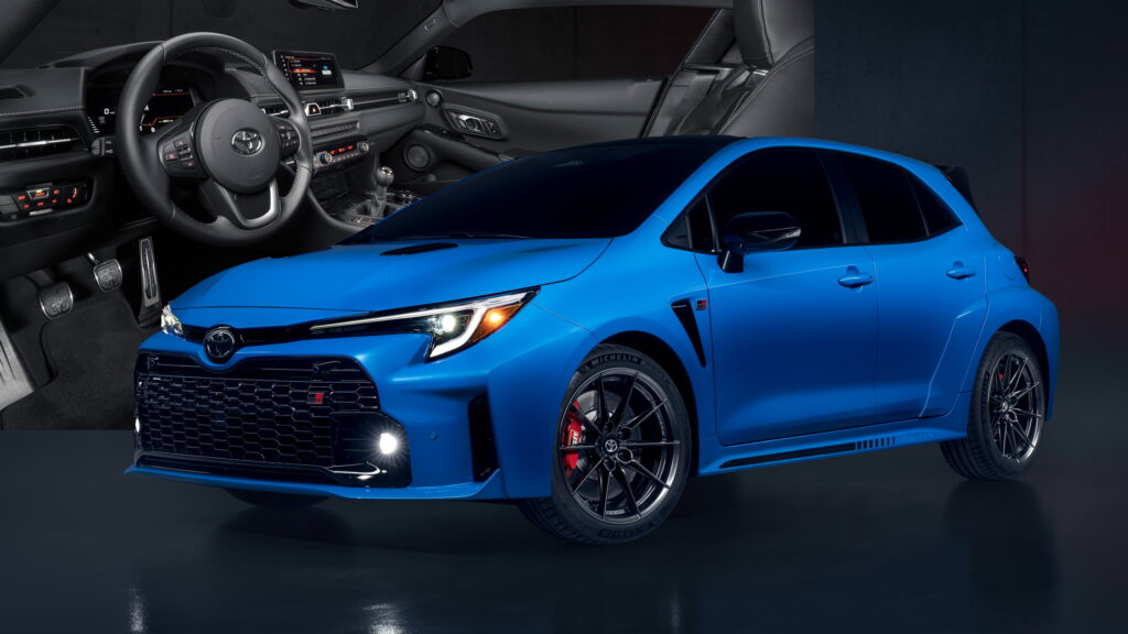  Toyota GR Corolla Circuit Edition Returns For 2024 In Blue And In Gran Turismo