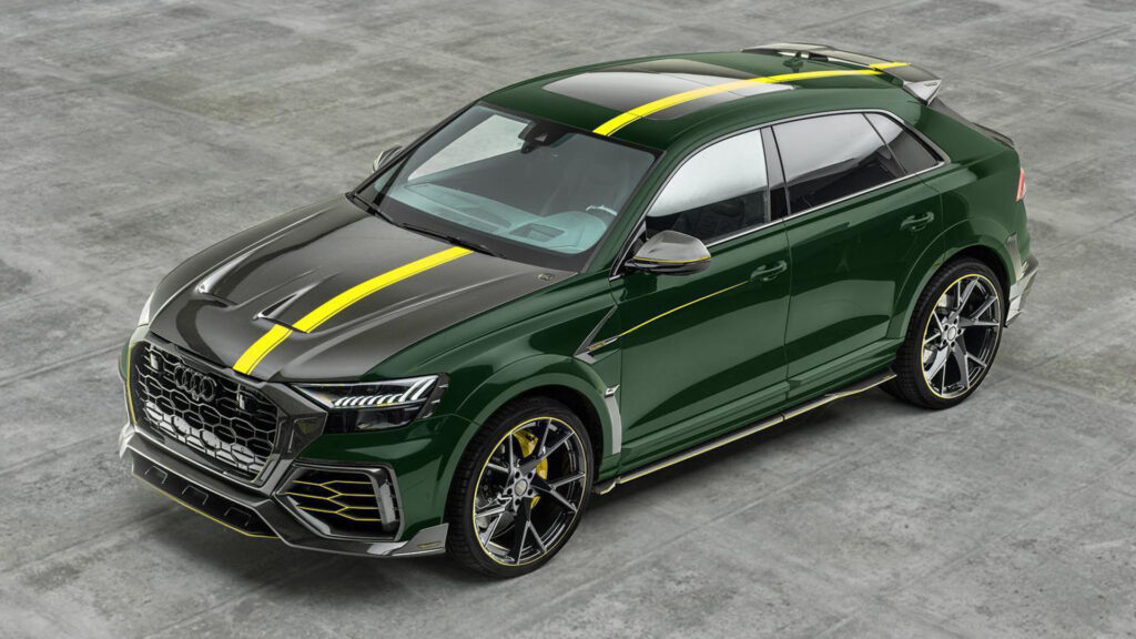  Mansory Baths Audi RS Q8 In Green And Carbon Fiber Giving It 769 HP