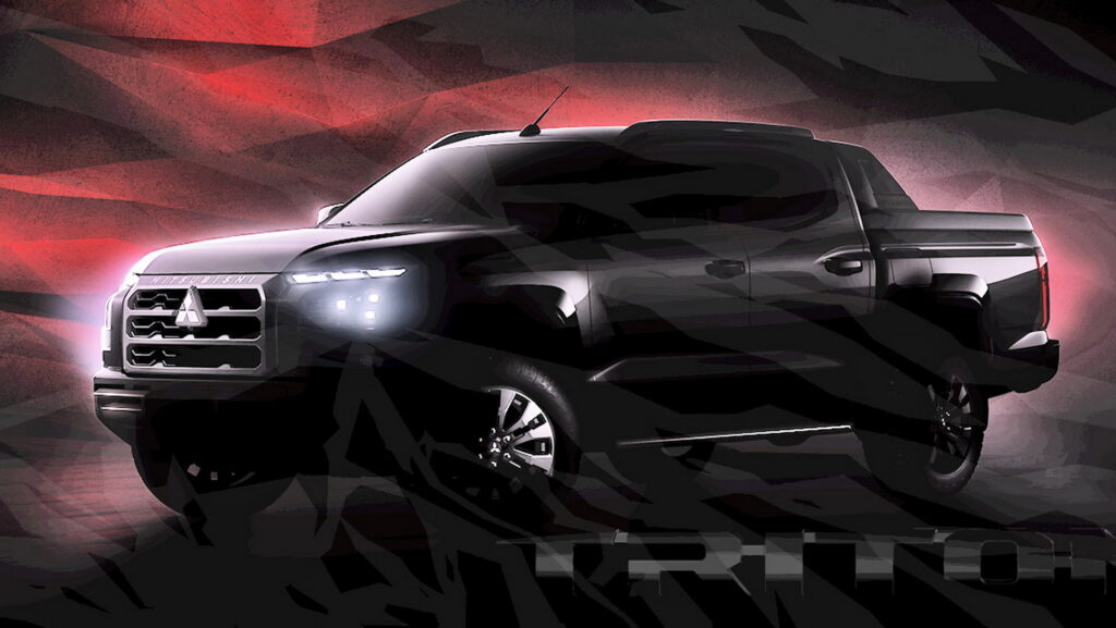  Mitsubishi Triton Teases “Beast Mode” Styling Prior To July 26 Debut