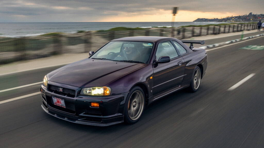 The Nissan Skyline R34 GT-R was nearly powered by a V6