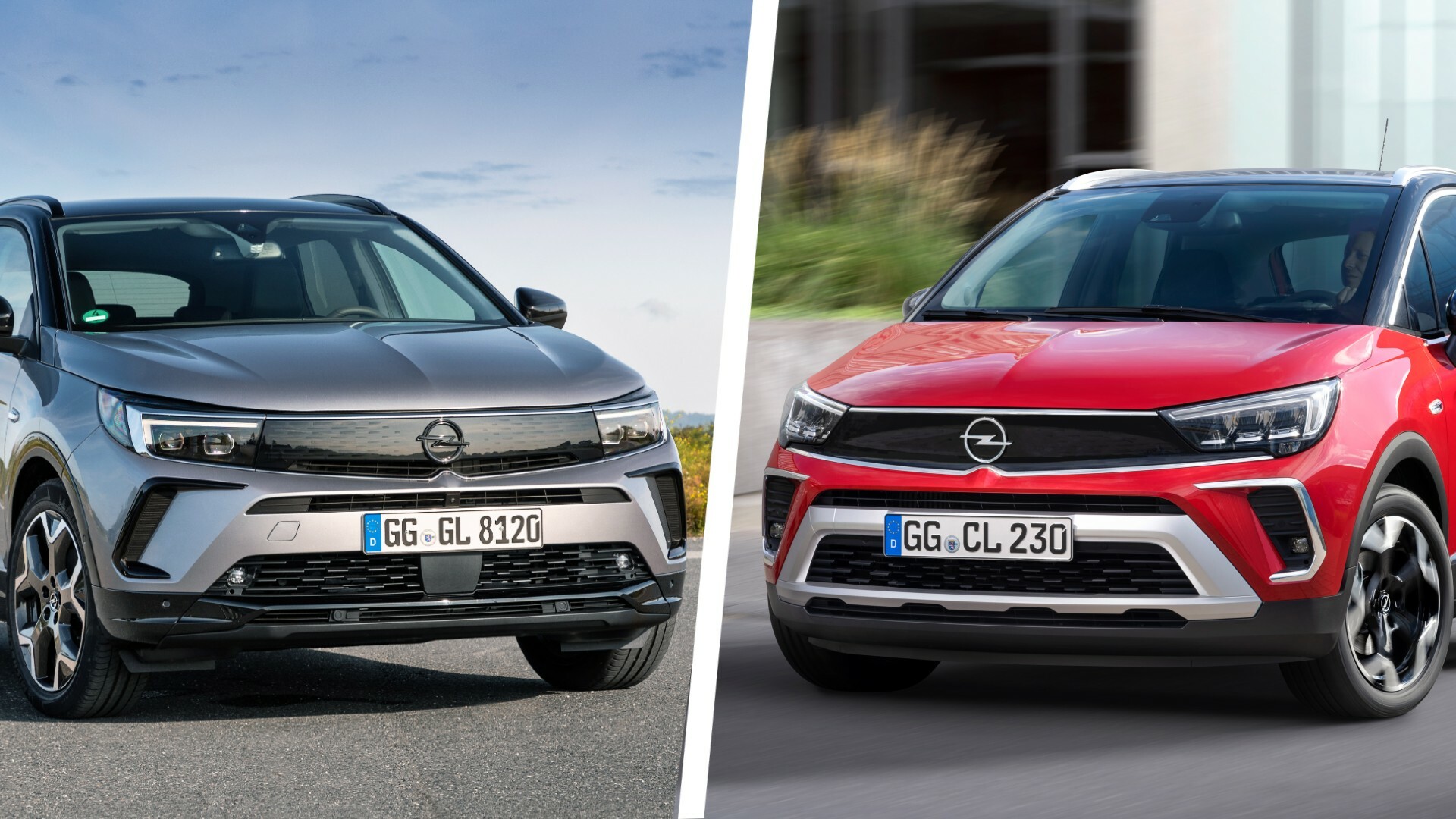Tappetini Auto In Velluto Per Opel Grandland X (dal 2017) - Set Premium Con Fissaggio Antiscivolo, Spessore 10mm, Rosso-Blu