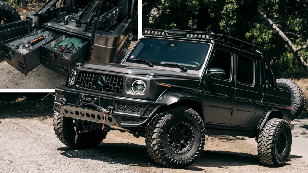  Mercedes-AMG G63 SUV Transformed Into An Overlanding-Focused Pickup