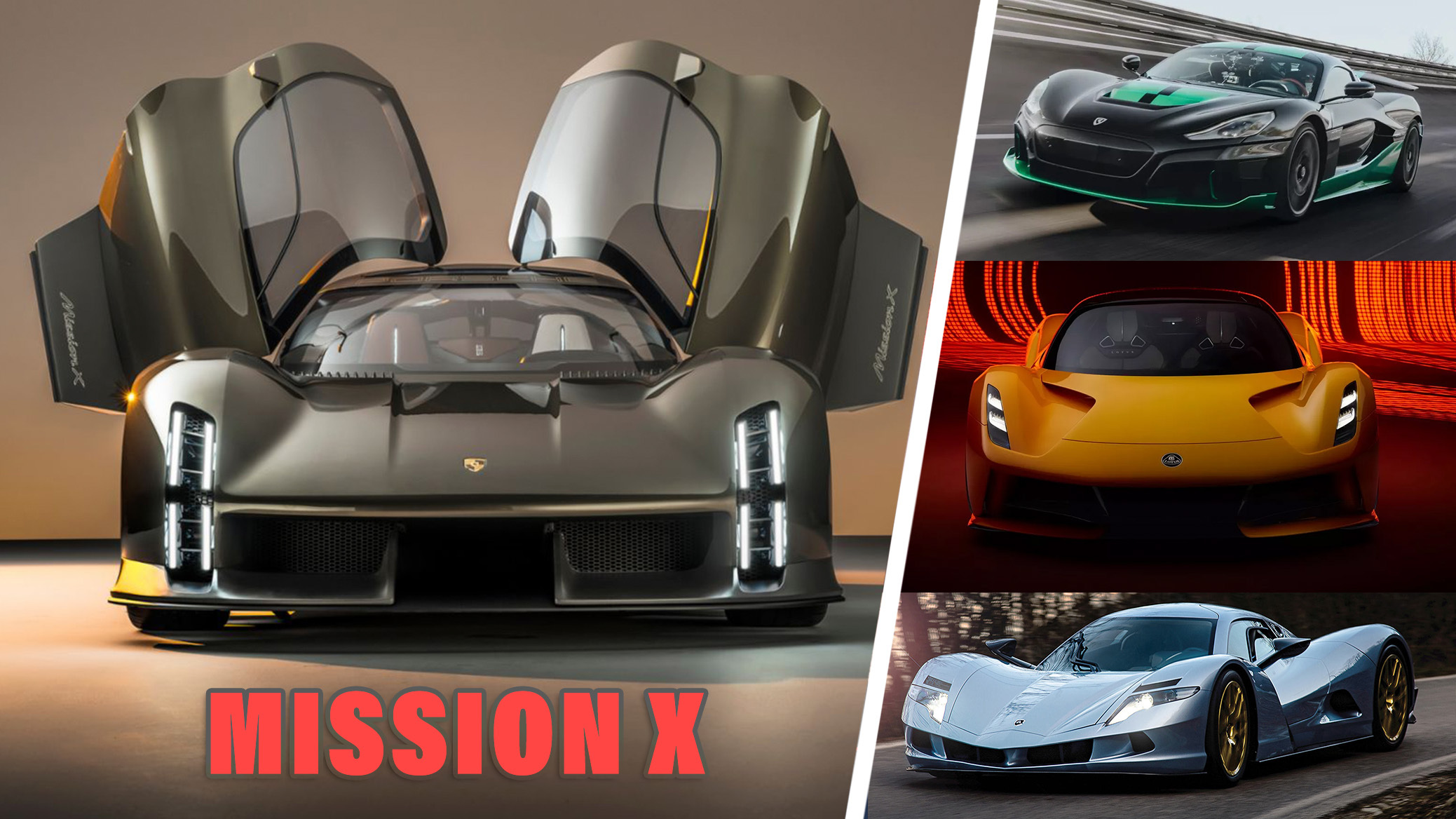 We Think Porsche's Mission X Hypercar Will Be Built, Here Are The EVs It  Needs To Beat