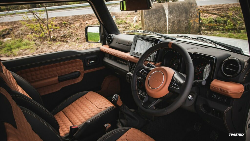 Twisted Gives Suzuki Jimny A Fancy Leather Interior And A Turbo, For A  Price