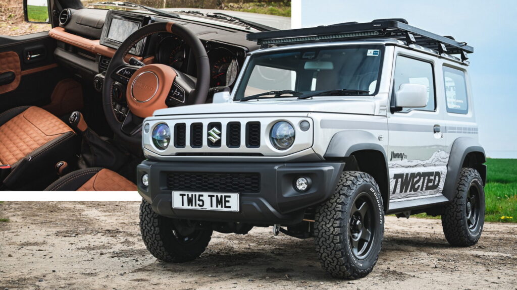 Twisted Gives Suzuki Jimny A Fancy Leather Interior And A Turbo, For A