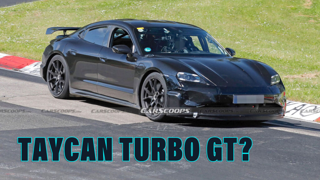  Is Porsche’s Taycan ‘Turbo GT’ About To Cut Tesla’s Nurburgring Celebrations Short?