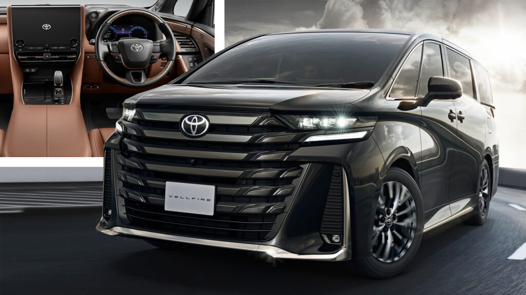 2024 Toyota Alphard And Vellfire Debut In Japan With Huge Grilles