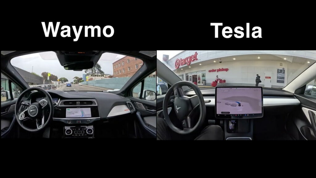  Tesla’s Full Self-Driving Matches Waymo Skills Despite Far Less Hardware