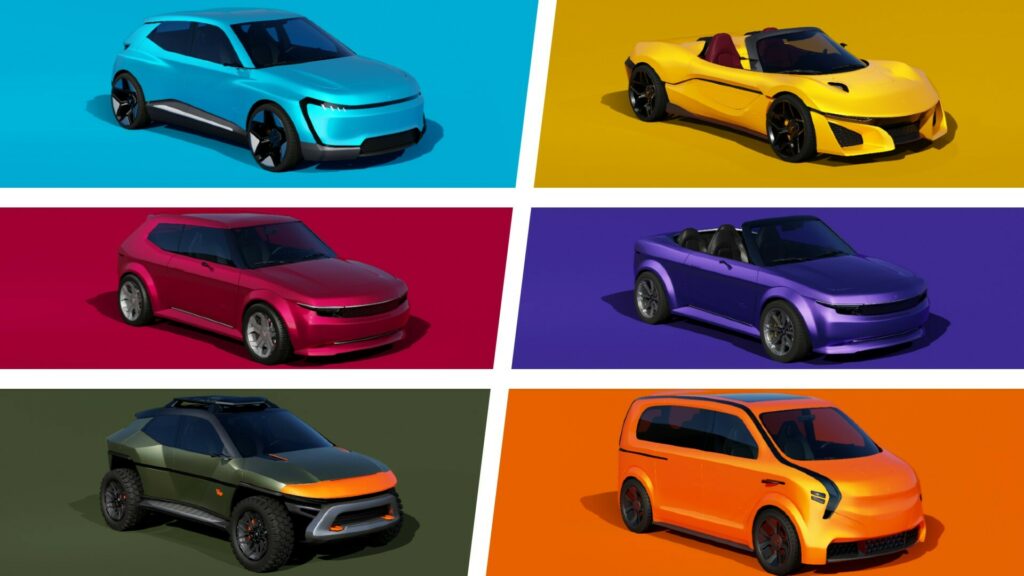  Yugo Rebirth Envisioned With An Entire Family Of EVs By Independent Designer