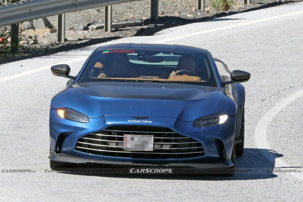  Aston Martin V12 Vantage Spied And Teased With Manual Gearbox, Debuts Tomorrow