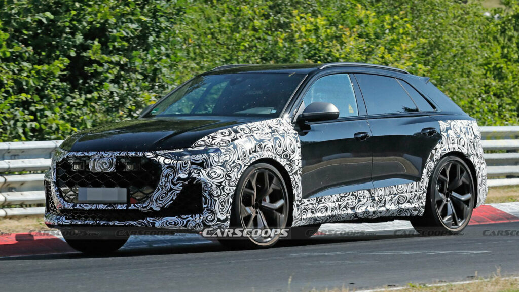  2024 Audi RS Q8 Shows Its Bigger Grin In New Spy Photos