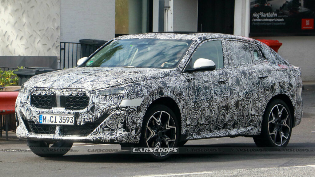  2024 BMW X2 Spied, Shows Sportier Crossover Coupe Design