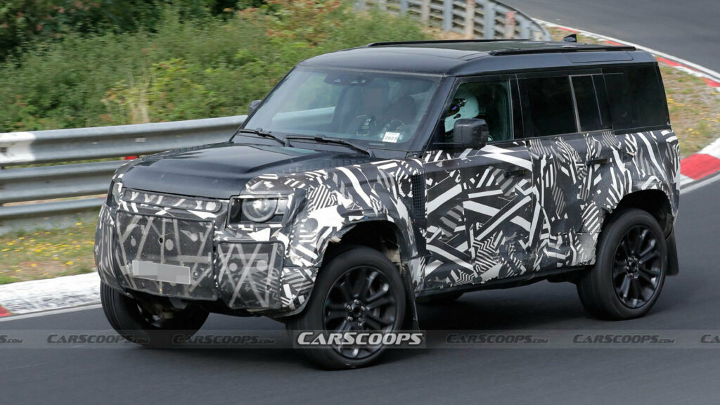 Land Rover Defender SVX Spied On Video Looking Rugged Near The Nurburgring