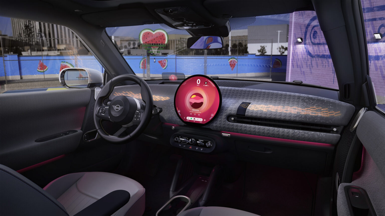 2025 MINI Cooper Goes All-In On Circular Display That Offers Gaming And