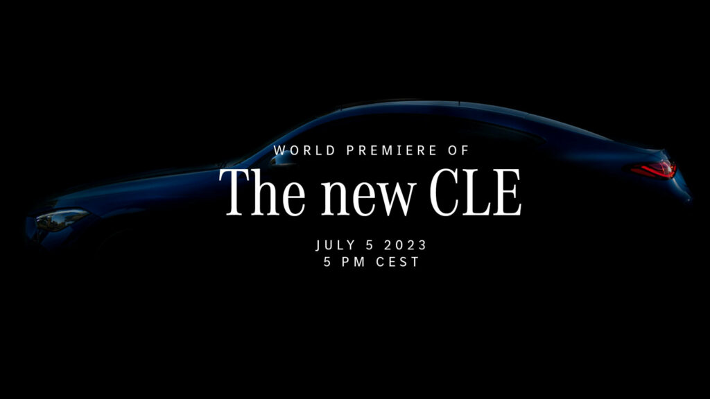  Mercedes CLE Coupe Debuts July 5 As C- And E-Class Coupe Successor