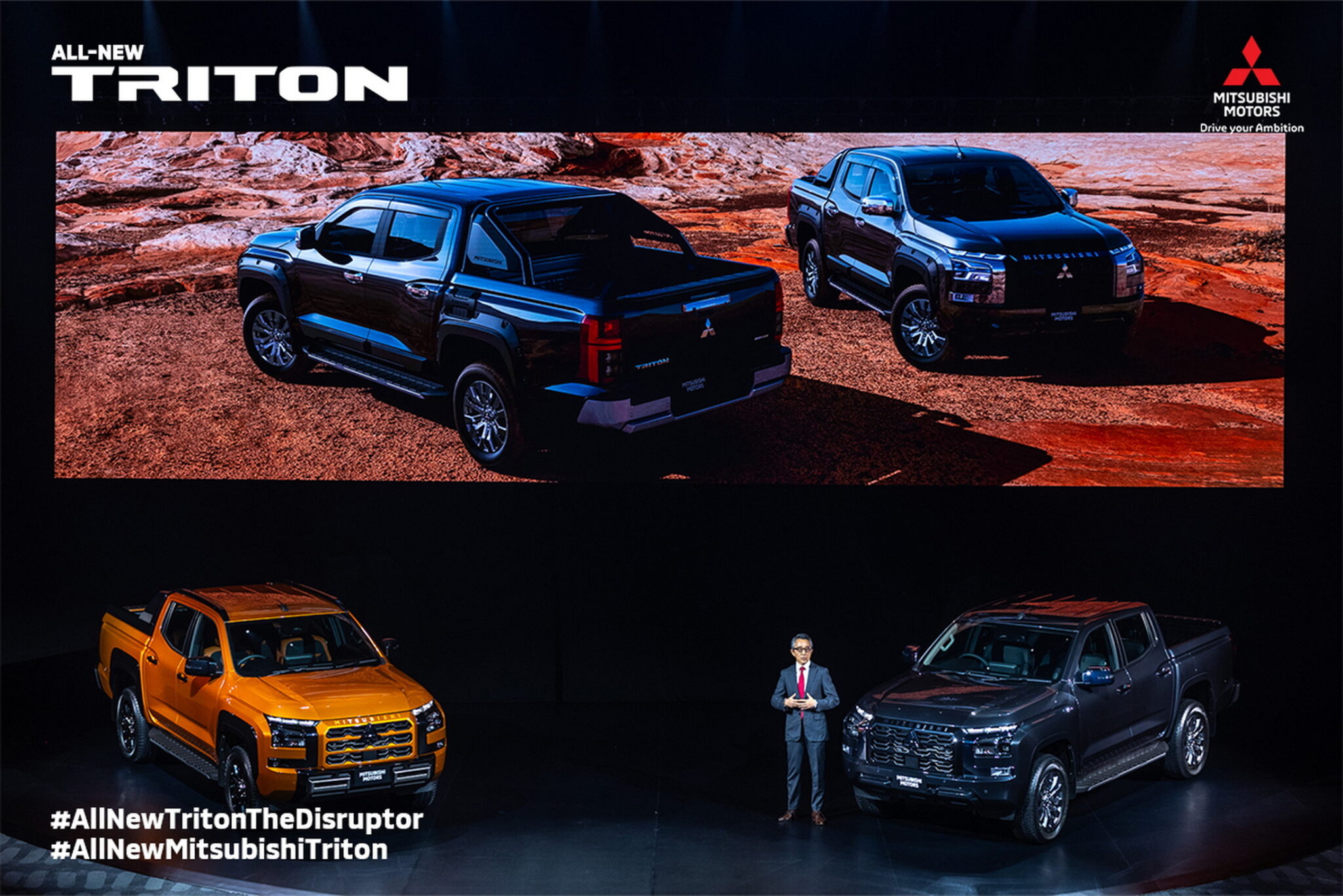 Mitsubishi Shows Customized Tritons Including Slammed Sports Truck