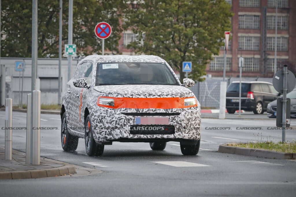 2024 Opel Crossland EV Spied Sending Strong Citroen Vibes