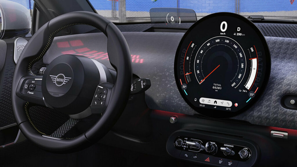  2025 MINI Cooper Goes All-In On Circular Display That Offers Gaming And A Dog Avatar