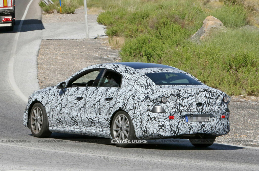  Redesigned Mercedes CLA Spied With Evolutionary Looks And ICE Power