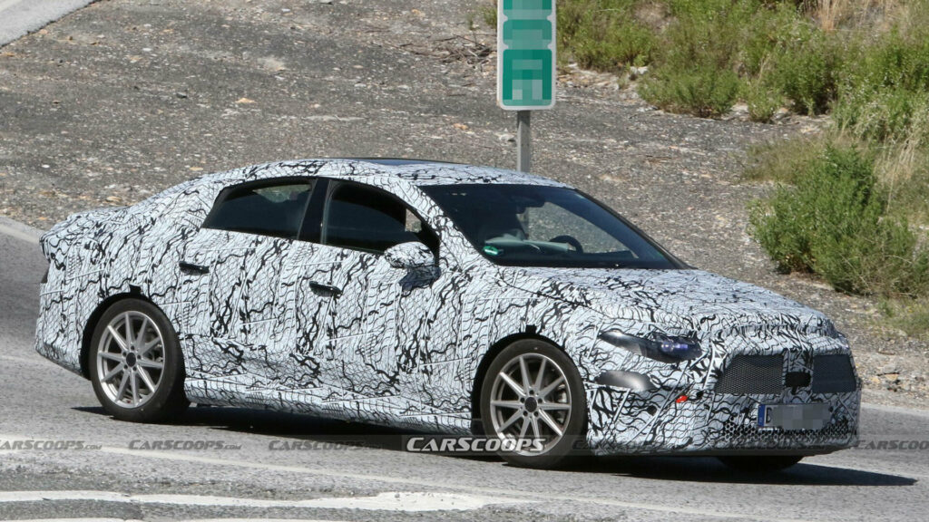  Redesigned Mercedes CLA Spied With Evolutionary Looks And ICE Power