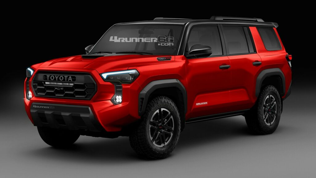  2025 Toyota 4Runner Rendered, Is Expected To Drop V6 For 4-Cylinder Turbo