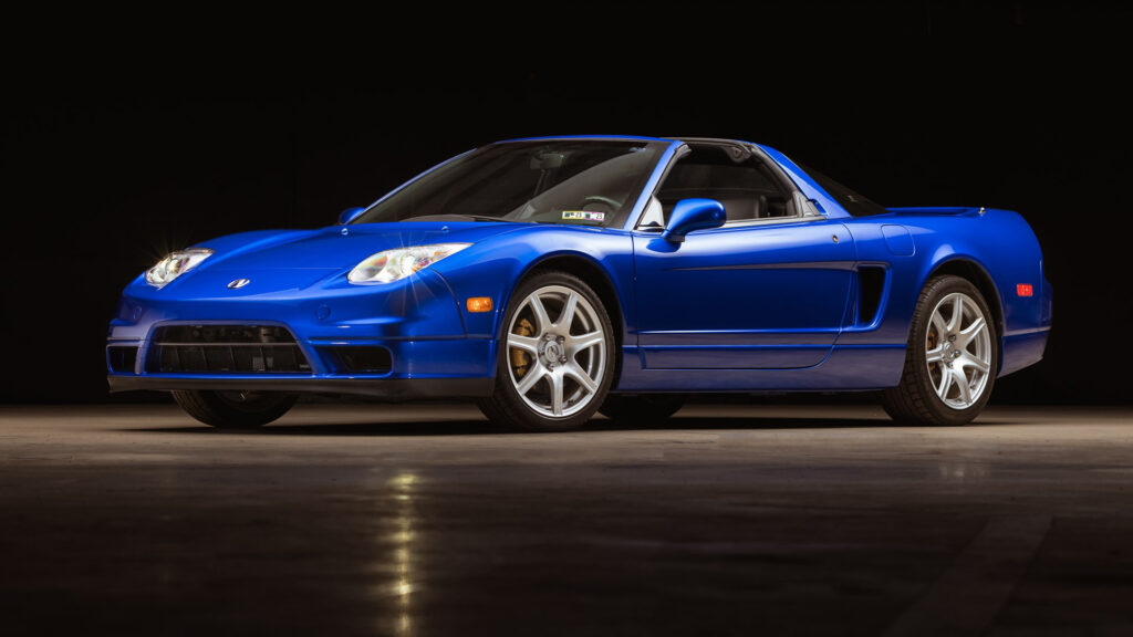  Low-Mileage 2005 Acura NSX Is Just About Perfect In Long Beach Blue Pearl